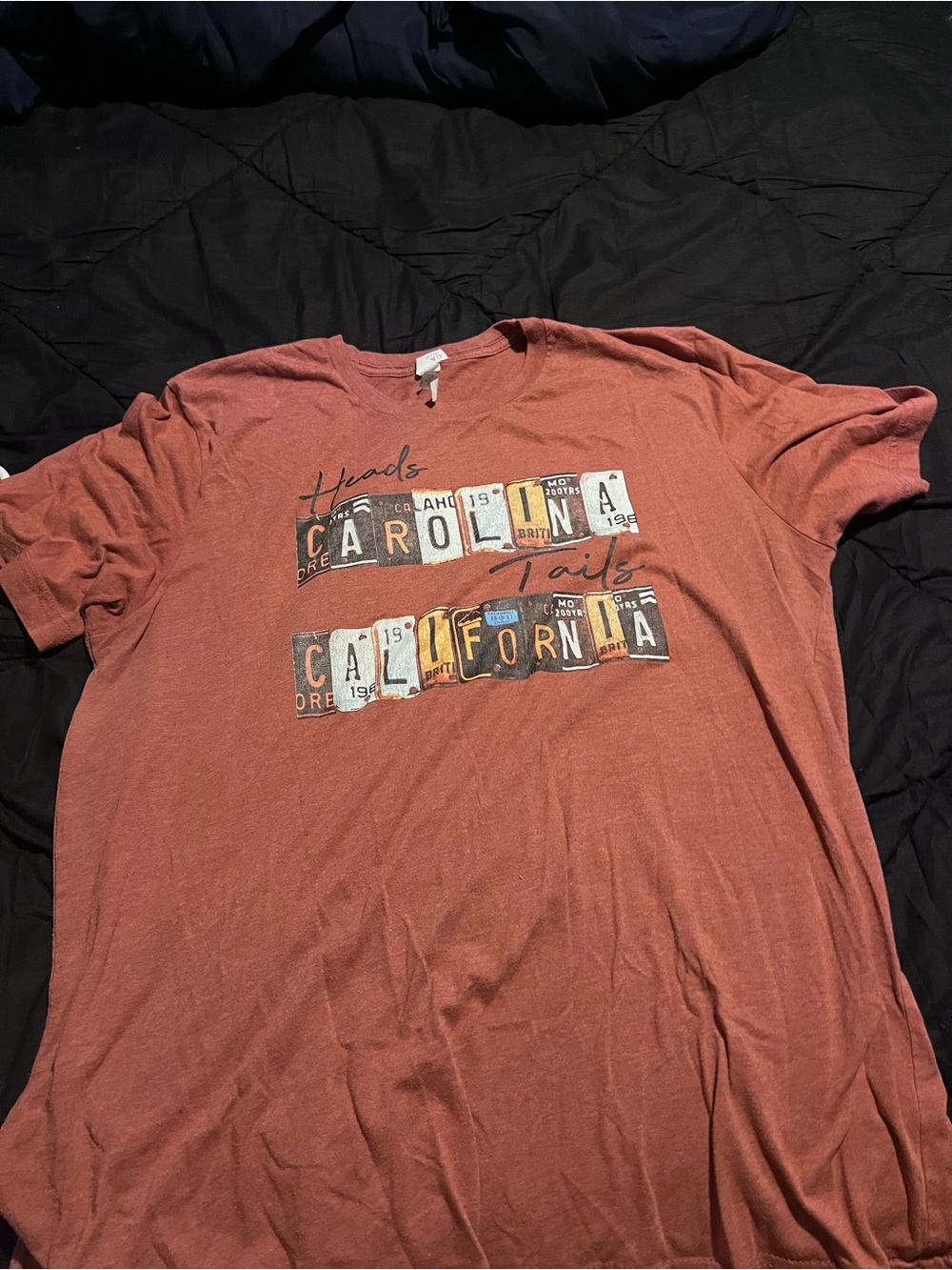 Women’s Heads Carolina / Tails California Graphic T-Shirt - Rust